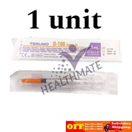 TERUMO Insulin Syringe 1ml With 31G x 1/4" (0.25X6MM) Needle [1 UNIT]