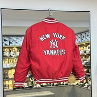 [GENUINE] New Era New York Yankees MLB Logo Stadium Red Bomber Jacket 14397946 * GENUINE MLB New Era