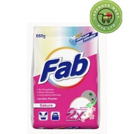 Fab Laundry Powder Detergent Sakura 660g
