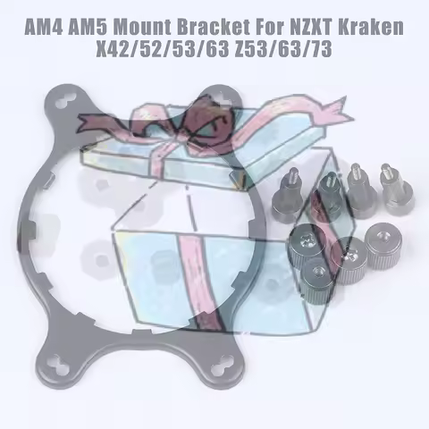 【CCA】AM4 AM5 Mount Bracket Stud Nut Kit For NZXT Kraken X41 X42 X51 X52 X61 X62 X63 X72 X73 Z63 Z73