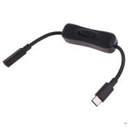 ✿ Type C Extension Cable with Power Switch for 4 and Other Devices