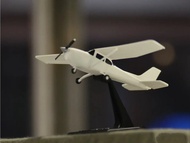 Cessna 172 Trainer Aircraft Assembly Model Plastic Material for Ages 14 And above Male Female Univer
