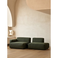 JOLOR Imported Three-Seater Sofa Nordic Modern Minimalist Miller Sectional Corner Fabric Sofa Living