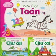 Book - Combo of 3 books) Children have fun learning math + Letters (for children 4-5 years old)