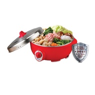 PowerPac 2.5L Electric Wok &amp; Steamboat Hot Pot With 304 S/Steel Inner Pot (PPEC811)