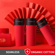 MiiOW 3PCS BOXERS 2 คู่ถุงเท้าชุดร้อนขายผ้าฝ้ายเซ็กซี่กางเกงขาสั้นกางเกงขาสั้น M1601