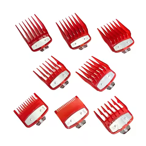 Clipper Guards guide combs Set Compatible with Most Wahl/Kemei/VGR/wmark and many brands Clippers 8 