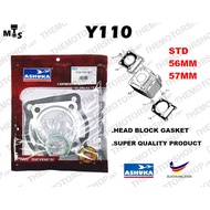 👍ASHUKA GASKET TOPSET Y110 SS110 YAMAHA SS2 COPPER STANDARD / 56MM / 57MM GASKET TOPSET GASKET HEAD 