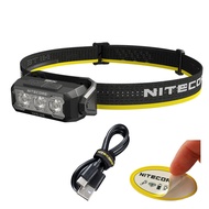 Nitecore HA15 UHE 400 Lumen Headlamp with USB-C Rechargeable Battery Compatible with 1xAA Battery wi