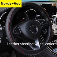 Universal Car Steering Wheel Cover Microfiber Leather Protection Cover Anti Slip Breathable for 37-3