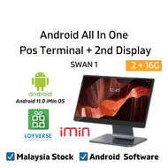 Imin SWAN 1 All in One Tablet POS Desktop Terminal + 10.1" Second Display