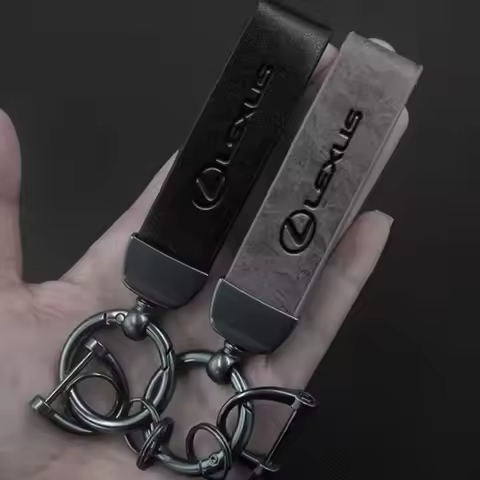 2025 Suede Key Ring Sport Car Keychain Custom Gift With Emblem For Lexus CT ES GS NX IS250 CT200h IS