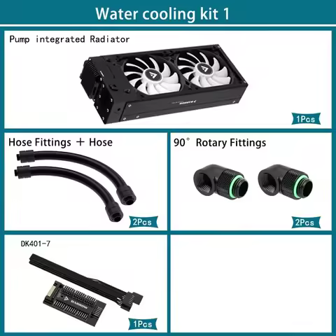 BARROW Water Cooling kit 240mm 360mm Radiator+17W PWM Pump+Fan+Hose fittings ID10mm + OD13mm Integra