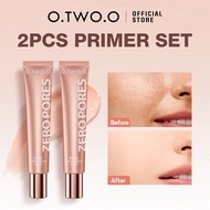 O.TWO.O 2pcs Set Poreless Primer Base Face Makeup 1pc/2pcs Primer Tanpa Pori