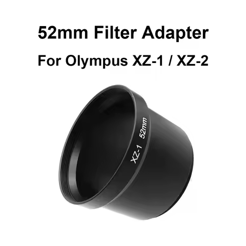 Filter Adapter Tube 52mm Metal for Olympus XZ-1 / XZ-2 camera for filter (UV / CPL / ND etc.) lens h