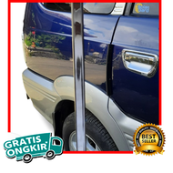 AWET List Chrome Aksesoris Variasi Kaca Pintu Samping Mobil Kijang LGX Krista LSX Th 1997 2004 Aceso