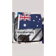 Hand flag AUSTRALIAN stick flag