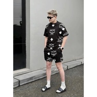 Men's summer set short sleeve round neck BH74 with dynamic and elegant style