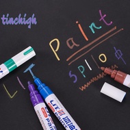 [TinchighS] Colorful Permanent Paint Marker Waterproof Markers Tire Tread Rubber Fabric Paint Marker Pens Graffiti Touch Up Paint Pen [NEW]