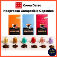 Daiso Korea Nespresso Compatible Premium Coffee Capsule Collection - 9 Varieties /Arabica / Geisha /