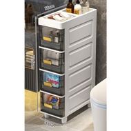 {UU61} Waterproof storage cabinet in bathroom bathroom gap drawer storage cabinet kitchen refrigerat