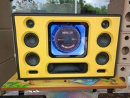 ลำโพง bluetooth DIY แบนพาส 8 นิ้วเสียงกลางLG 3 นิ้ว 4 ดอกเสียงแหลม hk 2 นิ้ว 2 ดอกแอม HT 21 540 วัตต