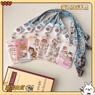 ** Taiwan Shipment * Cute Cat Multifunctional Retractable Long Rope Card Holder Hard Shell Ms Easy P