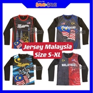 Baju Jersey Malaysia Lengan Panjang Jersey Murah Malaysia Size S-XL Perempuan Lengan Panjang Jersey