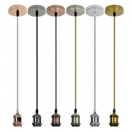 E27 E26 CFL LED Vintage Edison Screw Filament Light Bulb Holder Industrial Home Bar Decoration Ceili