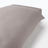 MUJI 15585274 Cotton Flannel Duvet Cover for Queen, 82.7 x 82.7 inches (210 x 210 cm), Light Brown