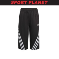 adidas Junior 3 Stripes Woven 3/4 Tracksuit Pant Seluar Budak (HC1657) Sport Planet