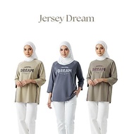 AMIABLY H0094-Blouse Font DREAM Tidak Perlu Digosok Kian Tidak Panas Selesa Dipakai Harian