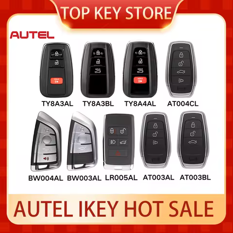 AUTEL IKEY TY8A3AL TY8A3BL TY8A4AL BW003AL BW004AL LR005AL AT003AL AT003BL AT004CL Universal Smart K