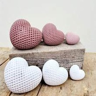 3pcs S/M/L Plaster Weaving Love Silicone Mold DIY Gypsum Concrete Love Candle Silicone Resin Mold