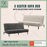 ANDY 5.4FT 3 Seater Sofa Bed / Sofa Lipat / Foldable Sofa Bed