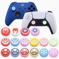 (COD)(1 Piece) Silicone Cover For PS5 /PS4 /PS3 /PS2 /Xbox Series /Joy Pro Switch /Grip Cap Controll
