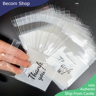 100pcs Cookies Bag plastic for cookies packaging transparent candy wrapper packaging adhesive wrappi