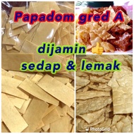 PAPADOM PETAK GRED A (sedap dan lemak)