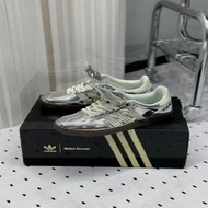 全新正貨 Adidas Originals Samba x Wales Bonner 液態銀 減震耐磨低幫平底男女同款鞋