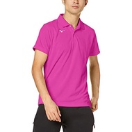 Mizuno N-XT Training Polo Shirt, Moisture-Wicking, Quick-Drying, 32MA9670, Pink, Japan, Size 3XL (eq