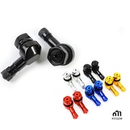 Koqzm 1pc Motorcycle Wheel Parts 90 Degree Elbow Valve Spare Tubeless