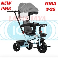 BONUS BELL sepeda roda tiga PMB IORA T26 IORA T26 new sepeda anak roda tiga PMB IORA model terbaru