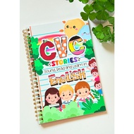 CVC Reading Comprehension for Kids CVC Stories - Early Phonics Sight Words Workbook -Sound,Read
