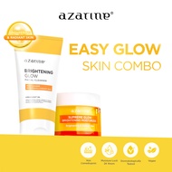 Azarine Easy Glow Skin Combo [2 pcs] Supreme Glow Moisturizer & Brightening Glow Face Wash Skincare 