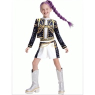 Halloween girl demon hunter costume with pop singer children's clothing suit demon hunter girl