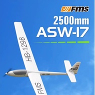 FMS 2500mm ASW-17 EP Glider Remote Control Airplane Model