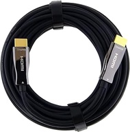 15 m Optical Fibre Optic HDMI 2.0b Cable - UHD 2160p 4K @ 60Hz 4:4:4 HDR HDCP 2.2