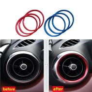 【No-Questions-Asked Refund】 Car Ac Air Outlet Conditioner Ring Trim Cover Fit For Mazda 2 Mazda Mx-5