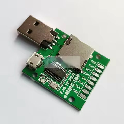 EMMC-ISP Flying Line Unlock Artifact Mobile Phone Brush AU6438BS Card Reader Free Disassembly of Wor