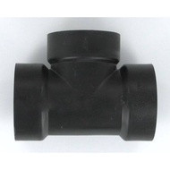 PVC Black Tee 2" - 4"